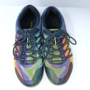Merrell Shoes Womens 10W Antora 2 Paloma Grey Blue Trail Running Rainbow J135430